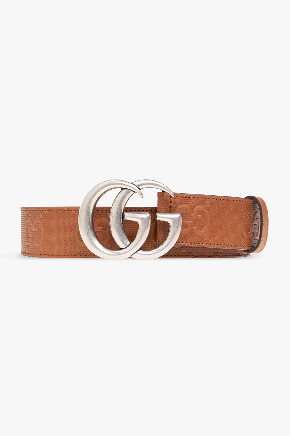 gucci custom Tortoiseshell Havana Men s Green gucci custom Leather belt SchaferandweinerShops